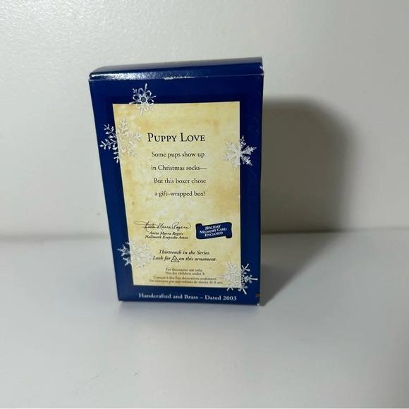 Bnwt  Hallmark keepsake ornament puppy love - Picture 4 of 12